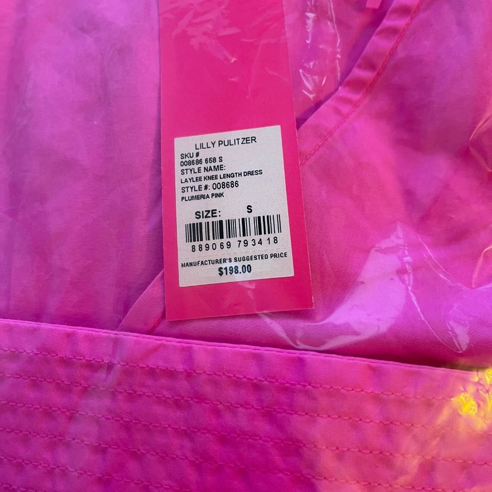 Lilly Pulitzer Laylee Knee Length Dress Plumeria Pink - Size XXS or Small - $198 - Picture 6 of 9